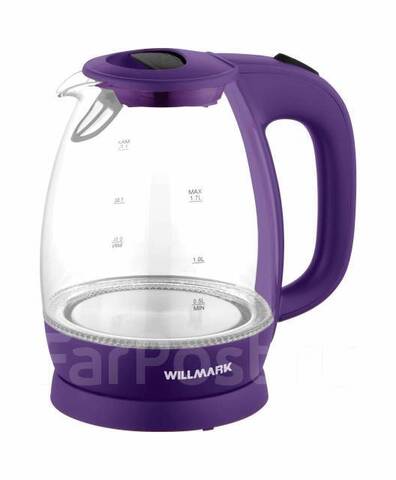 Чайник WILLMARK WEK-1705GV (фиолетовый)