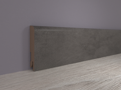 Плинтус МДФ ламинированный Лука Пл 80 МДФ.2400.24064 бетон лофт графит 16x80х2400 мм