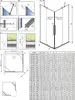 Radaway 10105100-01-01R Душевая кабина Furo KDD 100*200 прозрачное 8 мм правая часть 2/2 хром