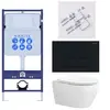 Aquatek SET Aquatek ЛЕЯ Т-017 4в1 SET Aquatek ЛЕЯ Т  (рама Aquatek Standard INS-0000012, клавиша KDI-0000017 ,KKI-0000002 крепёж+унитаз ЛЕЯ AQ1199T-00  с тонким сиденьем soft-close