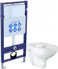Aquatek SET Aquatek КЛАССИК T SET Aquatek КЛАССИК T (рама Aquatek Standard INS-0000012(без клавиши и крепежа)+унитаз КЛАССИК AQ1112T-00 TORNADO с тонким сиденьем soft-close