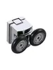 Aquatek AQ ARI RO 09020GM AQ ARI RO 09020GM Душевой уголок 1/4 круга, двери раздвижные 900x900x2000, профиль оружейная сталь, стекло прозрачное