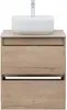 Aquanet 287901 Компл.2 - Тумба Nova Lite 60 2 ящ. цв. дуб крафт (287901)