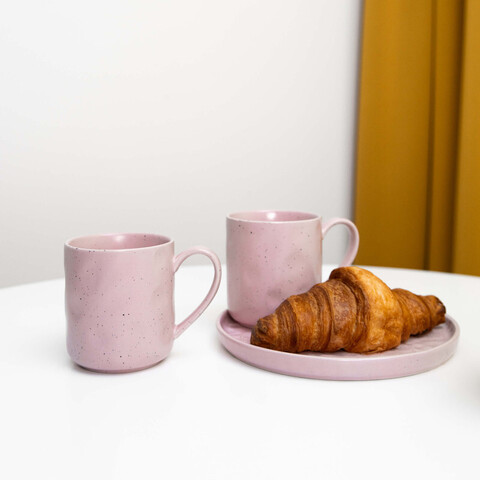 Кружка Mugg, объем: 350 мл., цвет: розовый, материал: керамика