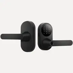 Умный замок Aqara Smart Door Lock U300 навесной разблокировка отпечаток пальца / код / пароль / NFC / приложение / механический ключ черный (DL-D02D_BL)