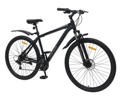 Велосипед 29" AVENGER A293D, черный/серый