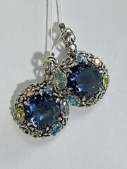 Эвридика (серьги из серебра)