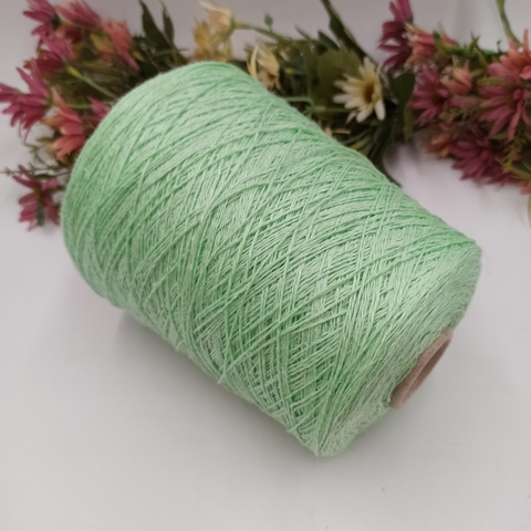 Лен Арт Lino Premium от Pura Lana Italia для Loro Piana - Салатовый 365м/100гр