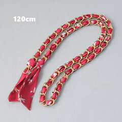 Ручка из цепочки с платком S-22