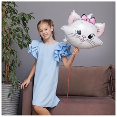 К Фигура, Кошечка белая с бантом, 23