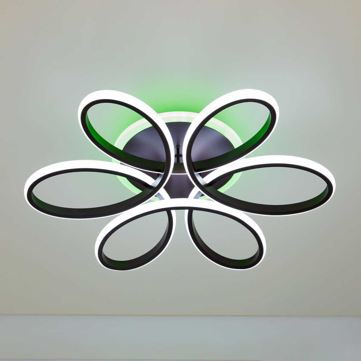 Потолочная светодиодная люстра Citilux Сезар Смарт CL233A155E