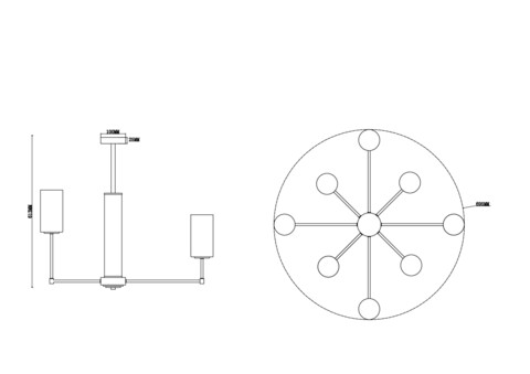 Потолочная люстра Freya Agnes FR5184PL-08CH