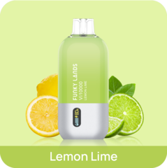 Одноразовая электронная сигарета Funky Lands - Лимон Лайм (10000 затяжек)