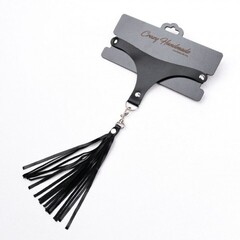 Чокер с кисточкой из кожи Crazy Handmade