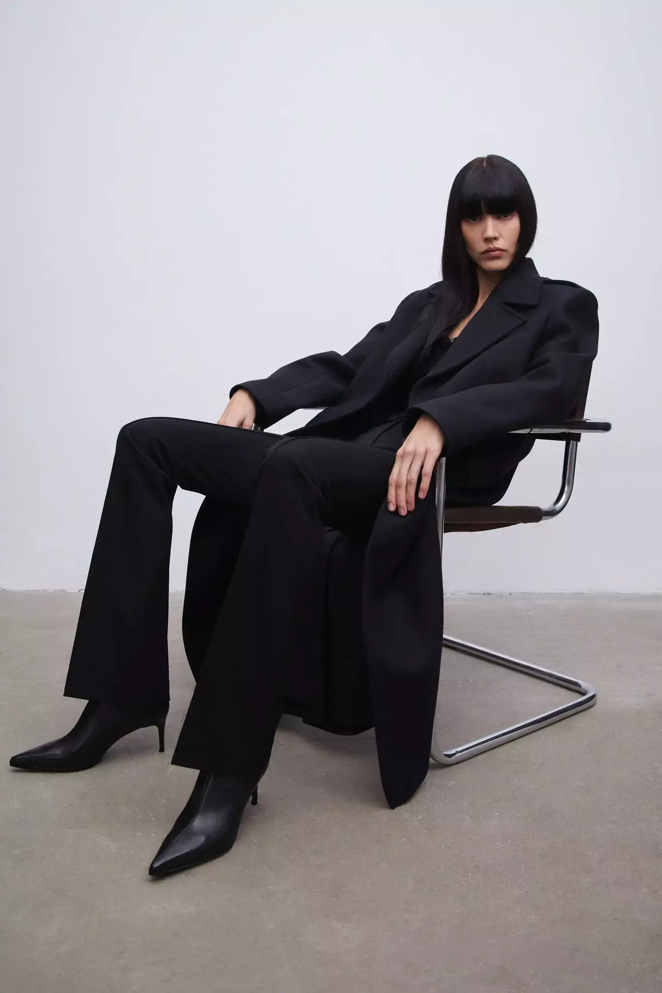 Пальто классическое, Черный