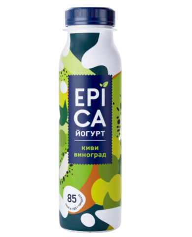 Йогурт Эпика питьевой Киви Виноград 2,5% 260г
