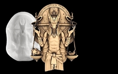 Силиконовый молд № 339 Анубис (Древний Египет)