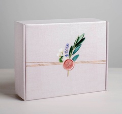 Коробка самосборная одиночная Прямоугольник, 21*27*9 см, «Эко», 1 шт.