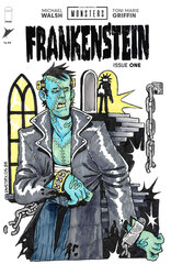 Universal Monsters Frankenstein #1 (Cover 28oi) (Dmitry.Os)