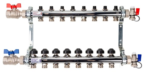 Рехау HKV 8 контуров коллектор для радиаторного отопления (12180813001)