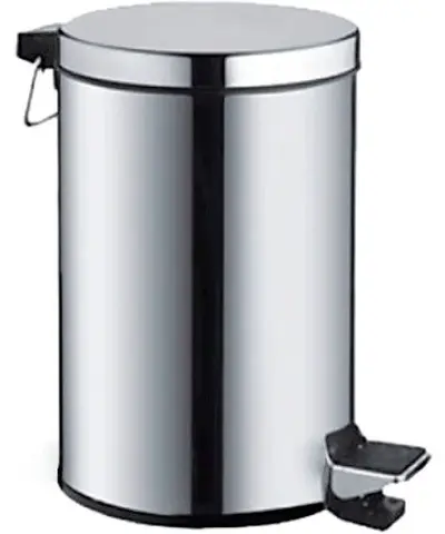 Ведро для мусора Haiba HB703 12 л металл, хром