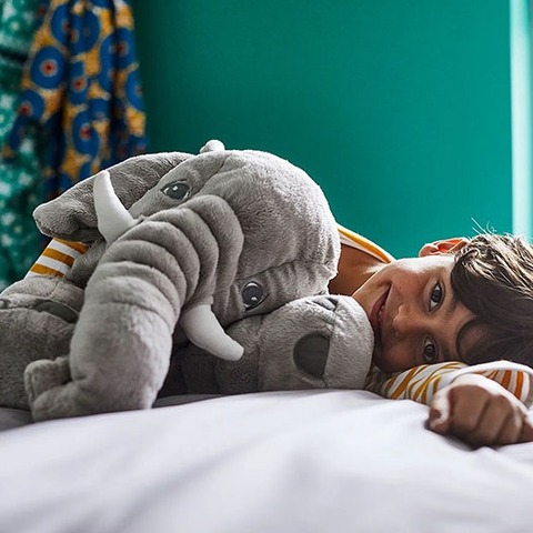 Мягкая игрушка Späckhuggare СЛОН, 40 см, полиэстер