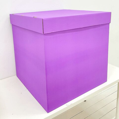 Коробка для шаров малая (Лаванда) 60*60*60 см