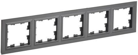 BRITE Рамка 5-мест. РУ-5-БрГ граф. IEK