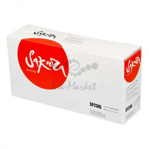 Картридж Sakura SP230L для Ricoh, черный, 1200 к.