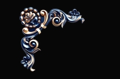 Силиконовый молд № 784 Набор вензелей