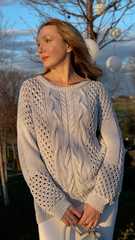 Мастер-класс по вязанию спицами джемпера 