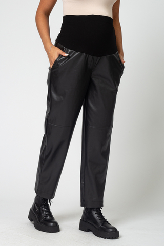 Брюки для беременных 16512 черный