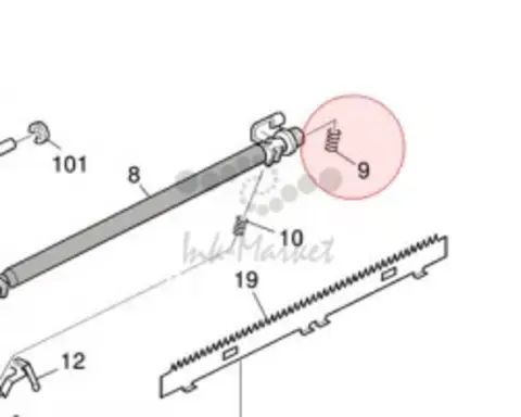 Установочная пружина для Ricoh B0443990