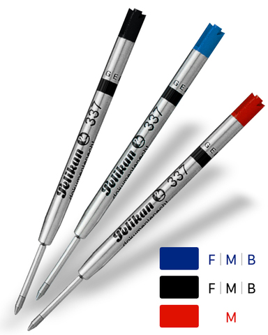 Стержень Pelikan Giant 337 M для шариковой ручки, формат G2, Middle, Red (915389)