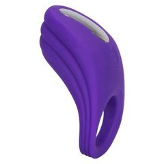 Фиолетовое эрекционное виброкольцо Silicone Rechargeable Passion Enhancer - 