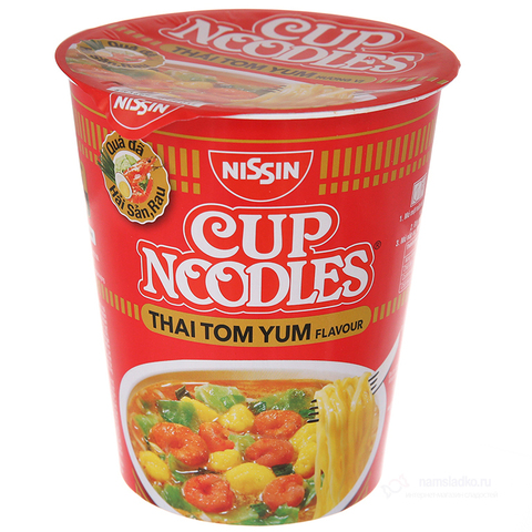 Лапша б/п Cup Noodles - Thai Tom Yum