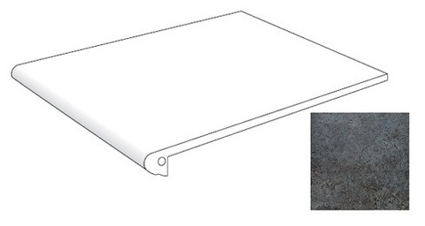 Exagres Metalica Peldano Basalt 33x33x3