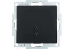 VESNA 742 4288 105 Выключатель проходной черный матовый (механизм)