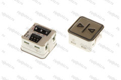 Кнопка (кнопочный модуль) MT42-2M RUS "Закрытие", квадратная