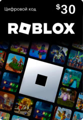 Карта оплаты Roblox 30 USD USA [Цифровая версия] (для ПК, цифровой код доступа)