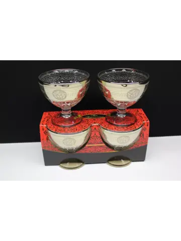 Набор креманок 2 шт стеклянные