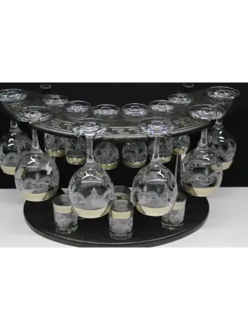 Барный набор 18 предметный с фужером