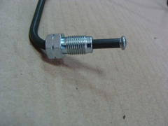 Трубка УАЗ Патриот (430 мм) М10 крупн/мелкая резьба заднего левого тормоза - верхняя