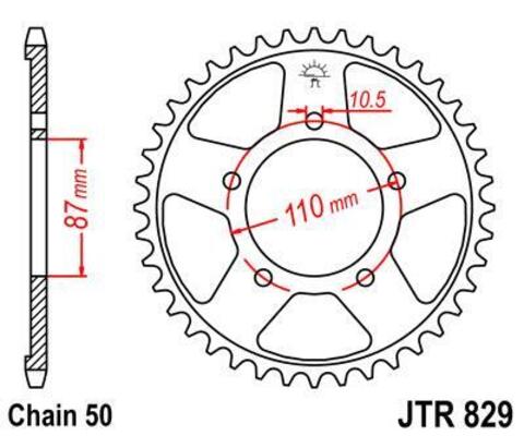 Звезда ведомая JTR829 42