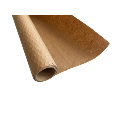 Бумага упаковочная Крафт-бумага сотовая в рулоне 2м, коричневая 1000211
