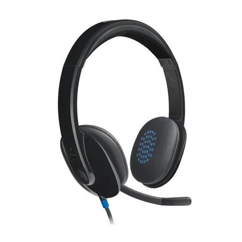 Гарнитура Logitech H540 проводная черная