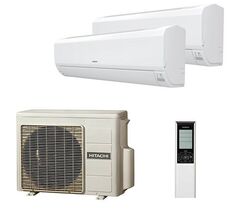 Мульти сплит-система Hitachi на 2 комнаты (25+25 кв.м.) SENDO