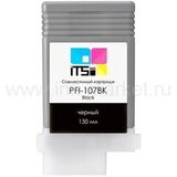 Совместимый картридж Canon PFI-107BK (Black Dye) 130 мл для Canon imagePROGRAF 670, 680, 685, iPF770, 780, 785