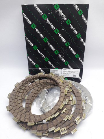 F2878AC Комплект дисков сцепления мото (фрикционные + металлические) (FCS1226/2)   NEWFREN