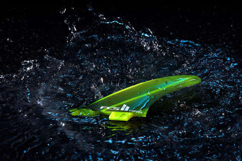 FCS II Carver Neo Glass Tri Fins Acid Gradient